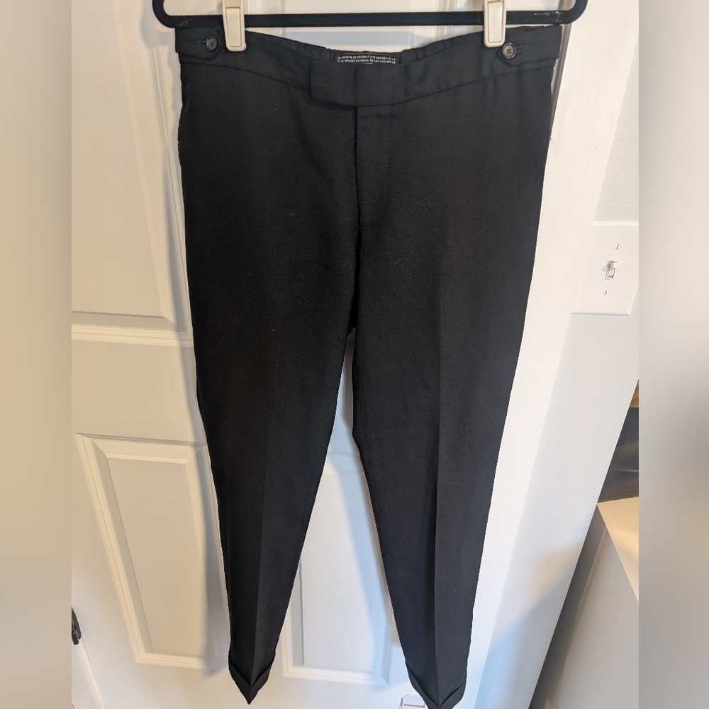 Kooples cuffed black dress pants